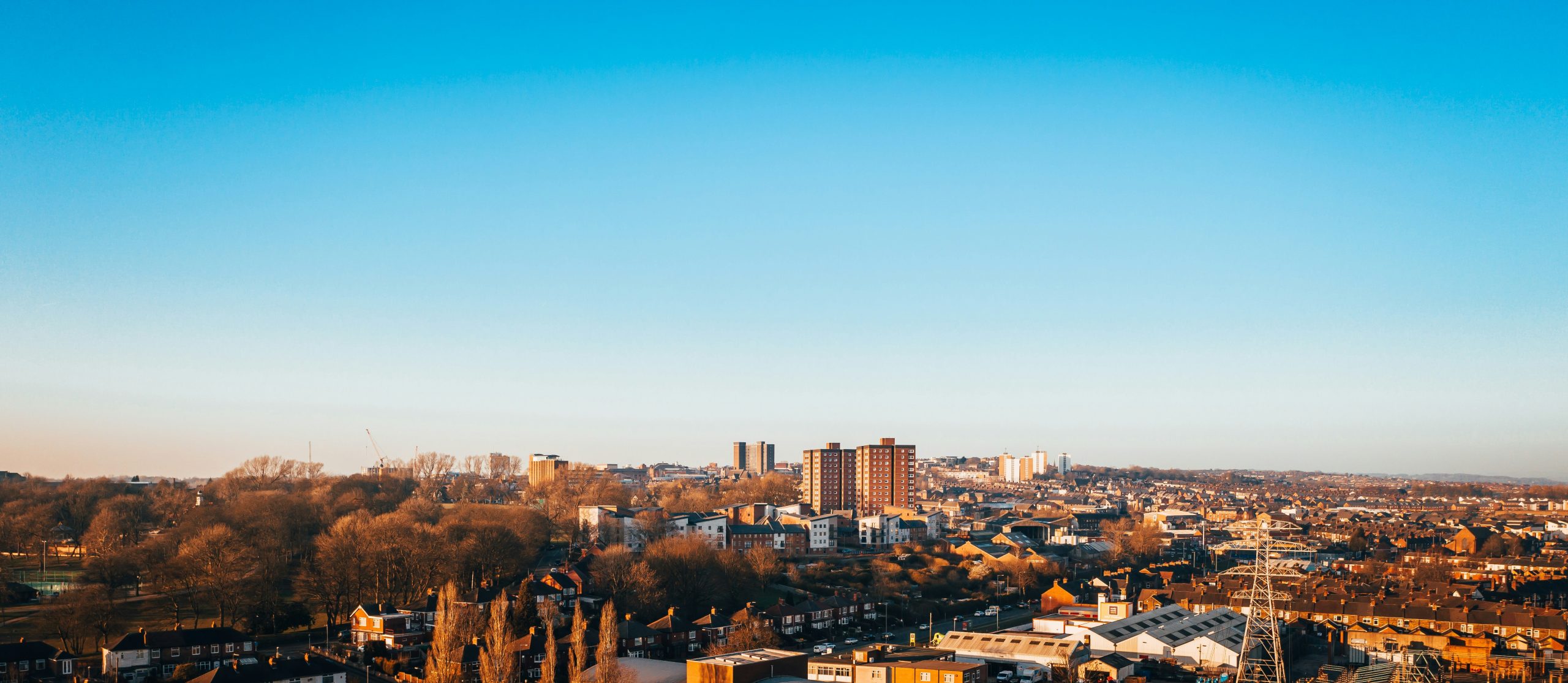 Landscape photo of Stoke-on-Trent skyline